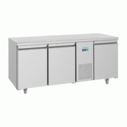Polar Table Réfrigérée Négative Inox 3 Portes GN 1/1 - 474L Éco Énergie - UA073 Polar Table Réfrigérée Négative Inox 3 Portes GN 1/1 - 474L Éco Énergie - UA073