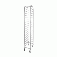 Schneider - Chariot de transport longitudinal 18 supports GN 1/1 - inox 385050 Schneider - Chariot de transport longitudinal 18 supports GN 1/1 - inox 385050