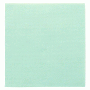 Serviette en ouate gaufré 2 plis vert d'eau 33x33cm - par 1200