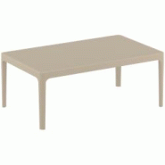 Siesta Exclusive Table basse de jardin Sky Lounge Taupe - gris plastique polypropylène SP-SI-104TP Siesta Exclusive Table basse de jardin Sky Lounge Taupe - gris plastique polypropylène SP-SI-104TP