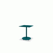 Table de café carrée 60x60 BOLT - turquoise