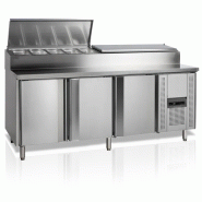Comptoir de préparation de sandwich 3 portes 600x400 520 litres pre... - PSS8300