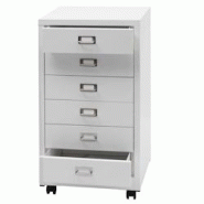 Décoshop26 - Caisson à tiroirs armoire de bureau 75 x 40 x 41 cm 6 tiroirs métal blanc 04_0008272 - blanc 3000262516032 Décoshop26 - Caisson à tiroirs armoire de bureau 75 x 40 x 41 cm 6 tiroirs métal blanc 04_0008272 - blanc 3000262516032