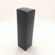 Etui bacchus pour bouteille type champagne 8,8x8,8x33 noir brillant par 50