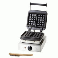 Gaufrier électrique professionnel - Forme cœur ou type Bruxelles - Plaques fixes en fonte d'acier - Température de 0°C à 300°C Gaufrier électrique professionnel - Forme cœur ou type Bruxelles - Plaques fixes en fonte d'acier - Température de 0°C à 300°C