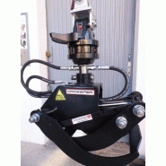 Griffe hydraulique avec rotator et clapet de securite