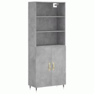 Helloshop26 - Buffet bahut commode armoire meuble de rangement organisateur cuisine salle de séjour salon haut 69,5 x 34 x 180 cm 02_0034519 - 300021 Helloshop26 - Buffet bahut commode armoire meuble de rangement organisateur cuisine salle de séjour salon haut 69,5 x 34 x 180 cm 02_0034519 - 300021