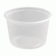 Moyen pots à sauce micro-ondables en plastique recyclable 100ml - Lot de 100 | Fiesta