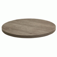 Plateau de table rond Tavola Ø60 - CHENE FUME Plateau de table rond Tavola Ø60 - CHENE FUME