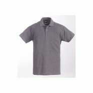 Polo manches courtes - SAFARI - Jersey 85% CO/15% VI 220g/m2 - Gris chiné - COVERGUARD | 5SAFG Polo manches courtes - SAFARI - Jersey 85% CO/15% VI 220g/m2 - Gris chiné - COVERGUARD | 5SAFG