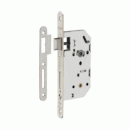 Serrure encastrable Unimax CE NF QC à condamnation pour salle de bain et toilette, axe 50mm, bouts ronds, nickelé - THIRARD - gris 3150260152210 Serrure encastrable Unimax CE NF QC à condamnation pour salle de bain et toilette, axe 50mm, bouts ronds, nickelé - THIRARD - gris 3150260152210