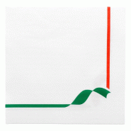 Serviette papier gaufré 2 plis blanc Trattoria 40x40cm - par 1200