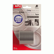 Apli Ruban adhésif américain multi-usage, 50mm x 5m, toilé gris - 8410782136781