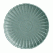 Assiettes plates Corallite vertes 205 mm (lot de 6) - Ref FU207 - Olympia - vert porcelaine 5050984745881