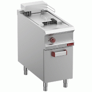 Diamond - Friteuse électrique 1 cuve 18 lit. Sur meuble fermé - réf. E9/F18A4-N - inox AKS-E9/F18A4-N