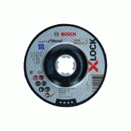 Disque à tronçonner métal moyeu déporté xlock 125x2,5 mm boîte de 25 disques