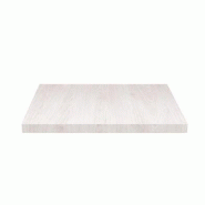 Emh Plateau de table professionnel carré 70x70 cm – bois mélaminé finition bois blanc – usage chr intérieur - blanc Bois manufacturé PLATBMEL