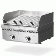 Grill pierre de lave à gaz série Vasca Inox | Mainho - 600 Grill pierre de lave à gaz série Vasca Inox | Mainho - 600