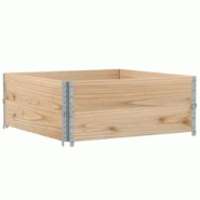 Helloshop26 - Jardinière bac lit surélevé plantes fleurs terrasse jardin 100 x 100 cm bois de pin massif marron 02_0037239 - 3000213817669 Helloshop26 - Jardinière bac lit surélevé plantes fleurs terrasse jardin 100 x 100 cm bois de pin massif marron 02_0037239 - 3000213817669