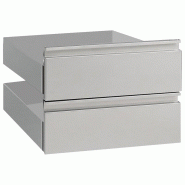 Kit de tiroirs pour soubassement l 600 mm 600x490x400 mm - VIRTUS - 4068875003850