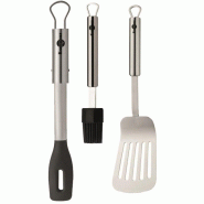 KRAMPOUZ set d'accessoires pour plancha ASP2 - argenté 3563880133451