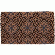 Paillasson en fibres de coco à motifs 75 x 45 cm Rosettes Esschert Design - marron 8714982218835 Paillasson en fibres de coco à motifs 75 x 45 cm Rosettes Esschert Design - marron 8714982218835
