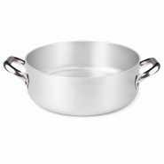 Pentole Agnelli casserole basse ø 32 aluminium 2 poignées inox - aluminium 8007441012946