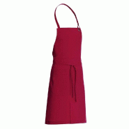 Tablier de service bavette Dan rouge rubis