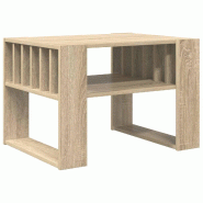 VidaXL Table basse Chêne Sonoma 66 x 49,5 x 45 cm Bois d'ingénierie Modèle Orion Master Panorama - 8000118