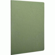 Clairefontaine Lot de 5 Cahier Age Bag A4, 96p./48 feuilles 90 g/m² piquées, couv. Coloris vert, ligné + marge - 3329687330635