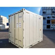 Container frigorifique 10 pieds - Reefer blanc Eurobox - Température contrôlée -25 °C à +25 °C Container frigorifique 10 pieds - Reefer blanc Eurobox - Température contrôlée -25 °C à +25 °C