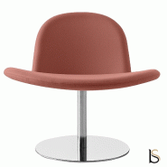 Fauteuil Orlando - Softline - Felt Rose tendre 642_0