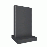 Gondole double face L74xP74xH125cm - anthracite