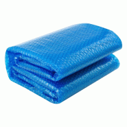 Helloshop26 - Bâche solaire de piscine à bulles polyéthylène 450 x 220 cm bleu 03_0006684 - bleu 3001836747760
