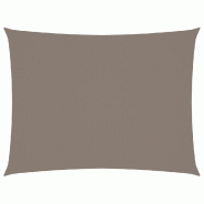 VidaXL Voile de parasol tissu oxford rectangulaire 3x4,5 m taupe Modèle Patio Lambda Prime - marron 135431