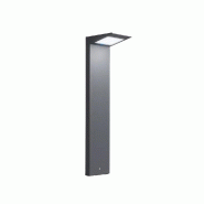 Zafferano Borne de terre LED solaire 2,2W alimentée par batterie avec photovoltaïque gris foncé IP54 - gris 8056300198369