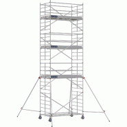 Échafaudage roulant aluminium DOCKER 150 version lisses - Hauteur de travail : 8,90 m - DUARIB - 7225070 Échafaudage roulant aluminium DOCKER 150 version lisses - Hauteur de travail : 8,90 m - DUARIB - 7225070