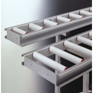 Aménage à rouleaux en acier avec des rouleaux pvc ou acier