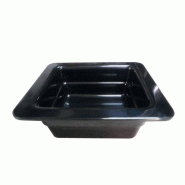 Bandeja gastronorme 1/6 hauteur 6,5cm mélamine noir - par 6