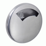 Cendrier mural Rossignol Disco 0,5 L inox brossé Cendrier mural Rossignol Disco 0,5 L inox brossé