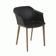 Chaise visiteurs 4 pieds aveyron - noir_0