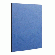 Clairefontaine Lot de 5 Cahier Age Bag A4, 192p./96 feuilles 90 g/m² brochure dos toilé, couv. Coloris bleu, ligné - 3329687914644