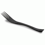 Fourchette réemployable PP 20 cm noir - par 40 Fourchette réemployable PP 20 cm noir - par 40