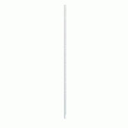 Montant rack simple perfo 2 faces 30x30 H2415 - blanc 9003
