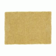 Now's Home - Lot De 4 Sets De Table Franges Tissu Uni Jaune Mimosa 38x54cm Anoki - 3256390248806 Now's Home - Lot De 4 Sets De Table Franges Tissu Uni Jaune Mimosa 38x54cm Anoki - 3256390248806