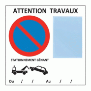 Panneaux pour arrêté avec pochette