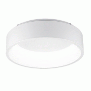ROSSINI ILLUMINAZIONE Chopin - Plafonnier Led Rond 36W, 3000K, Lumière Chaude, Structure En Métal Blanc, Diffuseur En Méthacrylate, Ip20 - Groupe R