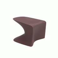 Tabouret bas design in & out WING - grenat