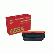 Toner remanufacturé Cyan Everyday¢ de Xerox compatible avec HP 655A (CF451A), Capacité standard