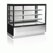 Vitrine réfrigérée sur base 400 litres | Tefcold - LPD1503F/BLACK